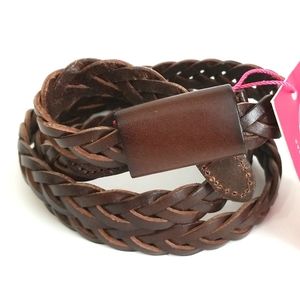 Elise M Skinny Braided Belt